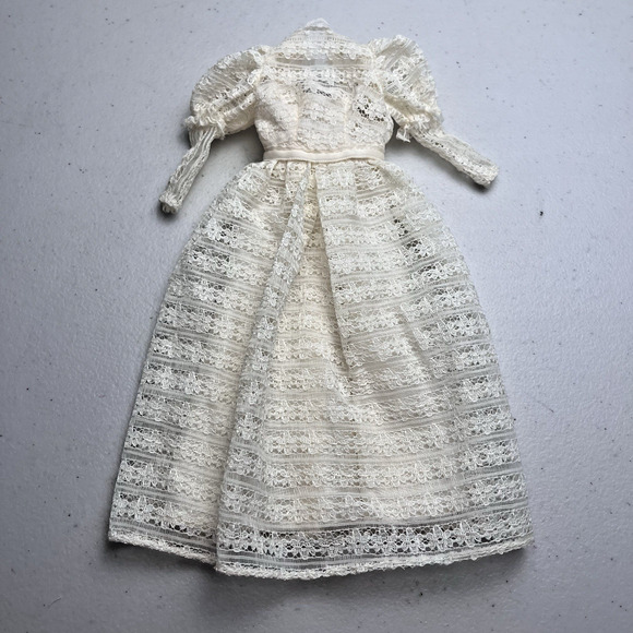 Barbie Beautiful Bride Wedding Dress Superstar Vintage 1977 Mattel #9907 NO Doll - Picture 10 of 16